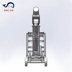 Xách tay số lượng lớn Túi unloader Siemens PLC điều khiển tự động thép không gỉ xây dựng 1-10m3 Phễu khối lượng cho số lượng lớn chất liệu tải - Product Image 4