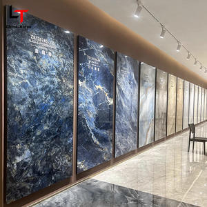 Chine 1220*2440mm Offre Spéciale décoration intérieure panneau mural en marbre UV artificiel et panneau feuille de plastique PVC haute brillance pour la maison - Product Image 2
