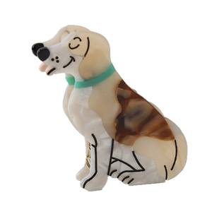 Pinza para el Cabello con Diseño de Animales, Serie Acetic Acid Grip Clip, Perro con Manchas, Tigre, Gato, Niña con Cabello, Corazón, Tiburón, Accesorios para el Cabello Hechos a Mano - Product Image 5