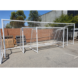 <span class=keywords><strong>But</strong></span> <span class=keywords><strong>de</strong></span> football portable et démontable en aluminium <span class=keywords><strong>de</strong></span> haute qualité 120 mm, <span class=keywords><strong>8</strong></span>' x 24', pour 11 joueurs - Product Image 1