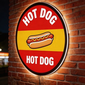 Custom Logo Acrylic LED Ultra Thin Light Box Sign Store Wall Decor Advertising Light Box Light for Shop Wall Decor - Product Image 1