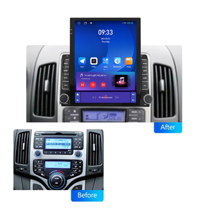 Màn hình Tesla 9.7 inch kiểu dọc, hệ điều hành Android 12, đầu radio xe hơi dành cho Hyundai <span class=keywords><strong>I30</strong></span> 2007-2011, tích hợp dẫn đường <span class=keywords><strong>GPS</strong></span>, Carplay/Auto, đầu phát video DVD - Product Image 4