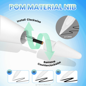 Nouveau stylet métallique pour <span class=keywords><strong>Pencil</strong></span> 2e génération, <span class=keywords><strong>compatible</strong></span> magnétique et anti-rejet de paume, <span class=keywords><strong>compatible</strong></span> avec les séries <span class=keywords><strong>iPad</strong></span> 2018-2026 - Product Image 4