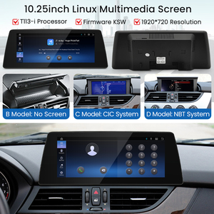 HFmidia 2026 ระบบลินุกซ์ใหม่ หน้าจอบางขนาด 10.25 นิ้ว 12.8 นิ้ว สำหรับ BMW Z4 E85 E86 E89 เครื่องเล่นวิดีโอในรถยนต์แบบไร้สาย CarPlay - Product Image 4