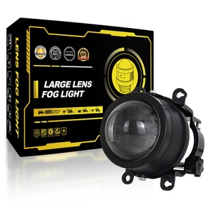 3.0 Inch Bi <b>LED</b> Fog Lamp Driving <b>Light</b> Yellow White Low High Beam 45W <b>Led</b> <b>Projector</b> Fog <b>Lights</b> Retrofit Fog <b>Lights</b> - Product Image 1