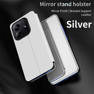 Funda Protectora de Cuero PU con Espejo y Protección en las Cuatro Esquinas para Xiaomi 15T/15T <span class=keywords><strong>Pro</strong></span>/Poco M5/M4 <span class=keywords><strong>Pro</strong></span>/M6 <span class=keywords><strong>Pro</strong></span>/X7 <span class=keywords><strong>Pro</strong></span> - Product Image 3