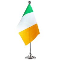 Großhandel 100% Polyester England Kleine Bedruckte Schreibtisch-Tischflagge Büroflagge Banner Neu
