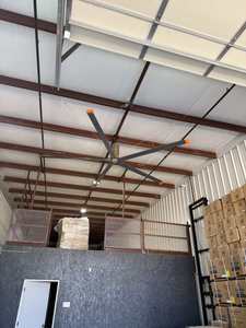 Ventilateur industriel RTFANS pour événements, autres applications de ventilation, ventilateurs de plafond HVLS de grande taille, options de taille pour atelier, 3,3 / 4,0 / 4,7 mètres, options de tension - Product Image 3