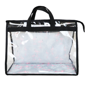 Handbag Dust Cover Bag Transparent PVC Purse Storage Organizer Hanging Closet Bag Protector Clear Dust-proof Bag with Zipper