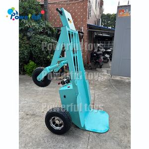 Chariot à palettes électrique motorisé commercial avec treuil, déplacement facile, remorque de voiture, château gonflable pour le déplacement de structures gonflables - Product Image 3
