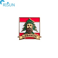 Épinglette souvenir libanaise, emblème, aimant, Liban, Beyrouth, drapeau du Liban, carte, épinglette de revers, badge, logo personnalisé du Liban, symbole libanais, épinglette en émail