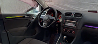 64 couleurs, éclairage ambiant dynamique étoilé pour Volkswagen Golf Mk6 2008-2013, éclairage LED intérieur, tableau de bord, garniture de porte, éclairage d'ambiance
