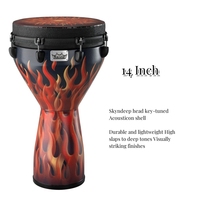 Jelo DJ-0016 Tambour Jembe Africain en Aluminium Coulé à un Niveau, 16 Pouces, Durable, Léger, de Haute Qualité, en Offre Spéciale