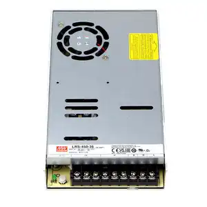 原装MeanWell LRS-450-36 450W 36v单输出封闭式低剖面开关电源Fou机械