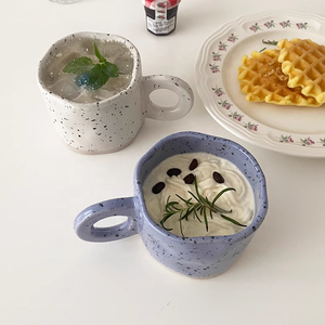 Cốc Cà Phê Bán Buôn Từ Nhà Máy Cốc Cà Phê Đồ Đá Cốc Cà Phê Thủ Công Bằng Gốm 10 <span class=keywords><strong>Oz</strong></span> Có Tay Cầm Cho <span class=keywords><strong>Latte</strong></span> - Product Image 3