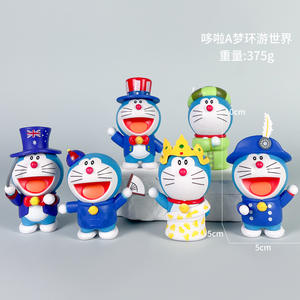 PVC haute qualité divers dessin animé mignon <span class=keywords><strong>Dora</strong></span> figurines en gros enfants 3D poupée jouets famille bureau décoration ornement - Product Image 6