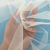 Voile de mariée léger en nylon tissé français HG6213, tissu en tulle illusion doux, échantillon gratuit pour robes, filles et garçons