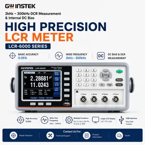 Analyseur de composants GW Instek LCR-6100, testeur numérique, mesure de la résistance des condensateurs et des inductances non alimentés, PC - Product Image 1