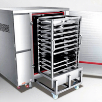 Cuisinière à riz électrique à vapeur de type chariot à 24 plateaux avec écran tactile et fonction de contrôle de la température programmable