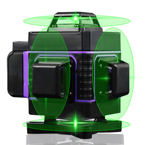 <span class=keywords><strong>Nivel</strong></span> láser, herramienta de nivelación de 16 líneas, Línea Verde, rotativa 4D, nivelado automático, 360, Horizontal y Vertical, nivelador de pared superpotente - Product Image 3