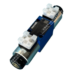 วาล์วควบคุมทิศทางแบบสปูล REXROTH รุ่น R900561180 3WE6A6X/EG24N9K4 <span class=keywords><strong>สัญลักษณ์</strong></span> H พร้อมโซลินอยด์วาล์วควบคุมการทำงาน แรงดันไฟฟ้า 24 โวลต์กระแสตรง - Product Image 1