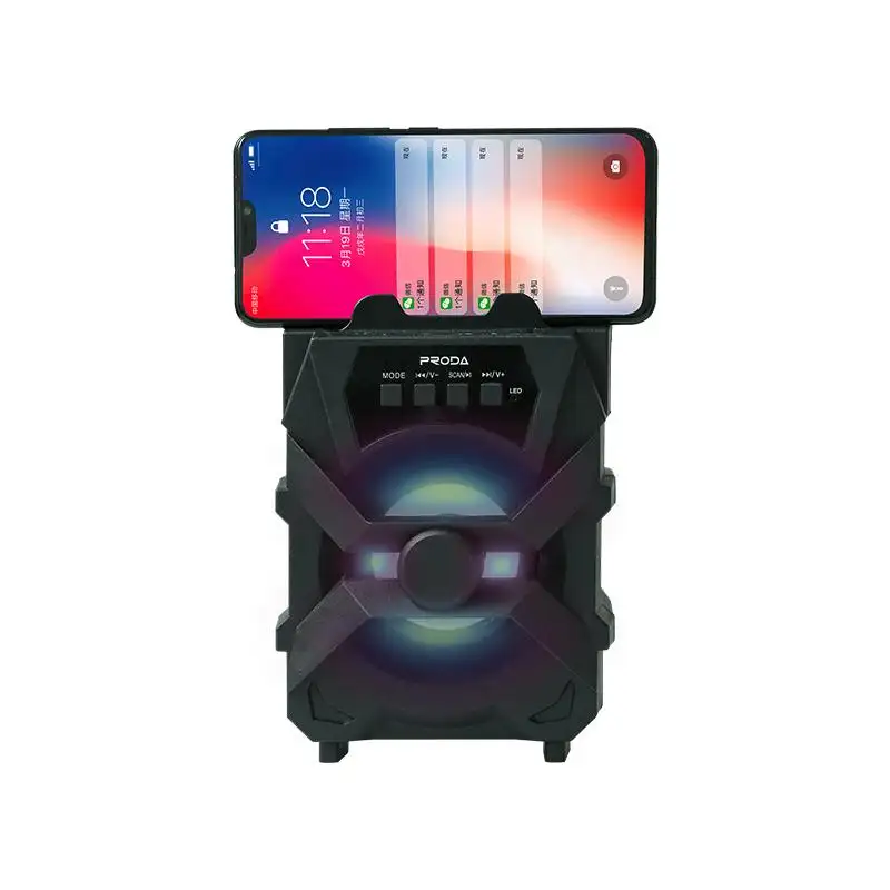 Proda Xunshen Series Portable Speaker with TF Card Slot and FM Radio Function Wireless Speaker mini size dance speaker