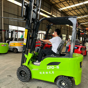 Montacargas Eléctrico Compacto con Certificación CE de 1.5T 2T <span class=keywords><strong>2.5T</strong></span> 3T, Montacargas de 4 Ruedas para Almacén, Puerto, Todo Terreno, Universal - Product Image 2