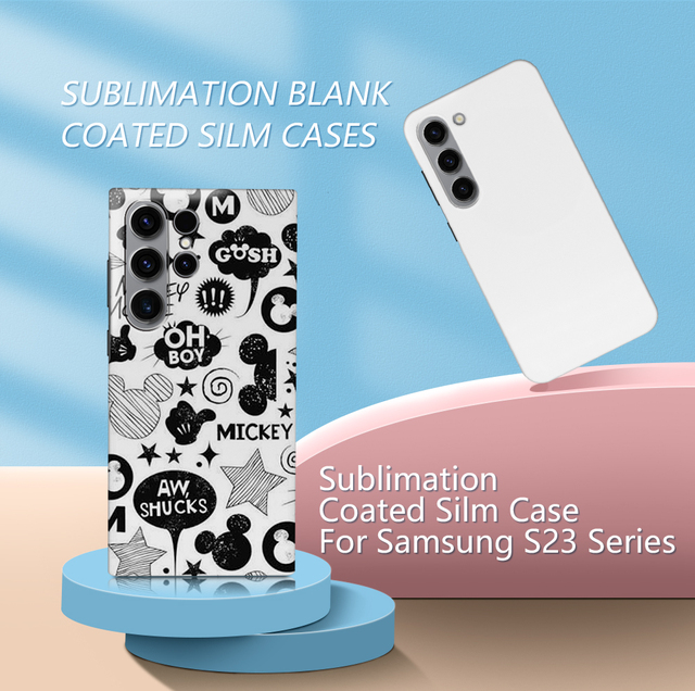Subbank Wholesale 3D Slim Coated Case for Samsung S23 Series Blank Sublimation Phone Case Custom Print Protective Case