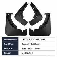4 Pièces Bavettes Anti-éclaboussures Garde-boue pour Chery Jetour T2 Traveller 2023-2025