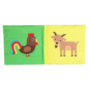 <span class=keywords><strong>Livre</strong></span> sensoriel pour bébé en <span class=keywords><strong>tissu</strong></span> éducatif avec des queues d'animaux, prix d'usine <span class=keywords><strong>pas</strong></span> <span class=keywords><strong>cher</strong></span> - Product Image 6