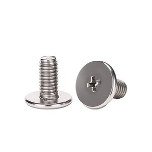 304 Stainless Steel <b>Flat</b> Head Phillips <b>Screws</b> Metric Standard Thread Grade B Level 4.8 For Construction Industry - Product Image 4