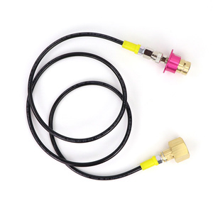 Cylindre à connexion rapide <span class=keywords><strong>Soda</strong></span> <span class=keywords><strong>Stream</strong></span> Terra DUO <span class=keywords><strong>Art</strong></span> vers adaptateur de réservoir de Co2 externe Kit de tuyau de 50 pouces avec vanne à connexion rapide - Product Image 2
