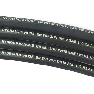 Hogedruk Staaldraad Spiraal Hydraulische Rubberen Slang Hydraulische Slang - Product Image 6