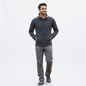 Veste Softshell avec col montant, qualité supérieure, service OEM ODM, vestes Softshell légères - Product Image 1