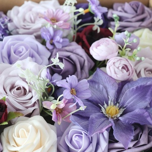 New Design Artificial <strong>Flowers</strong> <strong>Box</strong> for Gift Packing Cardboard Paper Wedding Gift <strong>Box</strong> Packaging With Ribbon - Product Image 6