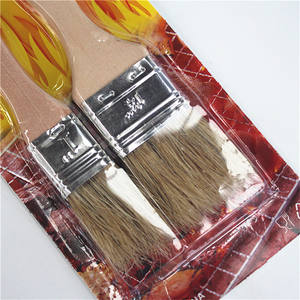 แปรงทาเนย ด้ามไม้ ขนหมู ทนทาน สำหรับทาเนย สองชุด - Product Image 5