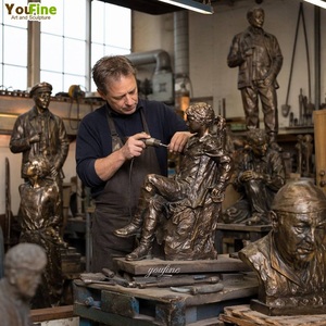 Statue de saxophoniste de jazz en bronze coulé grandeur nature pour la décoration de parcs et jardins extérieurs - Product Image 4
