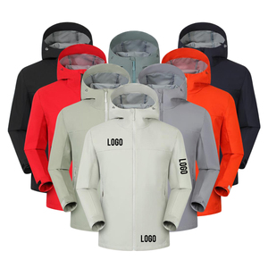 Veste d'extérieur imperméable à capuche coupe-vent respirante pour la randonnée, avec logo personnalisé, pour hommes et femmes, alpinisme, voyage - Product Image 1