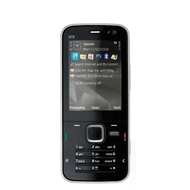 עבור נוקיה N78 במפעל סמארטפון מקורי פשוט סופר זול 3G קלאסי בר סמארטפון נייד טלפון סלולרי