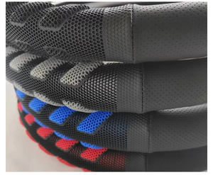 Fundas de cuero para volante de coche <span class=keywords><strong>Sparco</strong></span> de 38-40CM compatibles con Toyota Mercedes Benz Audi, Tacoma A5Camry A6 Z4 Highlander - Product Image 2