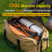 Sac de rangement de camping extérieur en polyester Oxford 600D imperméable et résistant aux déchirures pour table pliante, chaises, équipement de tente