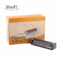 Machine à rouler le tabac Yiwu Erliao 110 mm, machine à rouler en plastique en gros, type manuel, machine à rouler les cigarettes