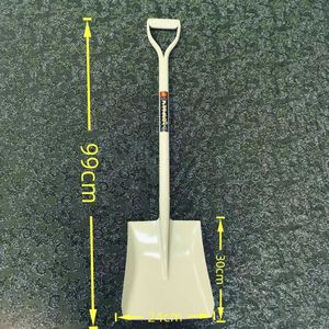 Pelle industrielle en acier de qualité supérieure S503/S501MY avec poignée en bois dur à poignée en D, lame carrée, pelle à neige et pelle de jardin - Product Image 4