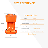 Marteau pneumatique puissant JVLER SK, marteau vibrant pour la vibration des silos à aliments et la solution contre l'obstruction des matériaux