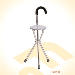 Bastón con asiento Foshan Dongfang FS911L, altura ajustable, de acero inoxidable, para personas mayores - Product Image 1
