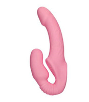 Control remoto Strapon juguete sexual consolador vibrador mujer lesbiana consolador vibrador de doble cabeza