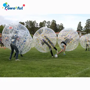 סיטונאי אדם זול בתוך ללכת בועת כדורגל כדור חליפת Bumperball Pvc מתנפח גוף פגוש כדור עם משאבת