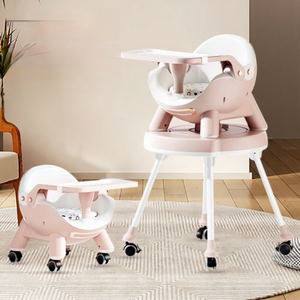 <span class=keywords><strong>Silla</strong></span> de Comer para Bebés, de Plástico, Ajustable, Portátil, con Bandeja Desmontable, para Bebés y Niños, Uso Doméstico - Product Image 1