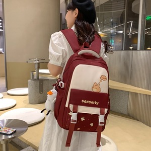 Serenity Student <b>Backpack</b> 18 In Lightweight School Bag For Girls With Soft Handle And Zipper Pocket - Product Image 2