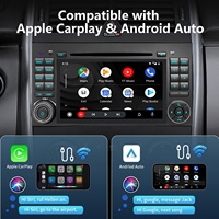 Doppel-DIN Touchscreen Auto-DVD-Player für Mercedes Benz A-Klasse W169 B-Klasse W245 Vito Viano Sprinter W906 VW Crafter